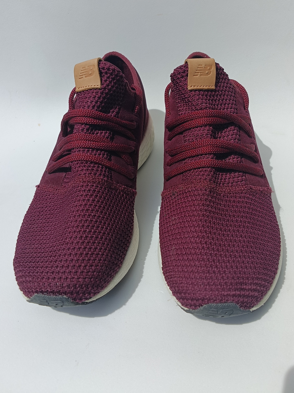 New Balance Fresh Foam Cruz Women's Burgundy Maroon Knit Running Shoes Size 10